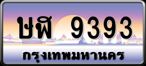 ทะเบียนรถ ษฬ 9393 ผลรวม 0