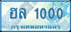 ทะเบียนรถ ฮล 1000 ผลรวม 0