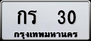 ทะเบียนรถ กร 30 ผลรวม 0