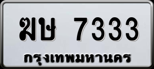 ทะเบียนรถ ฆษ 7333 ผลรวม 0